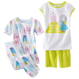 JUST ONE YOU™ Made by Carter's® Infant Toddler Girls 4-Piece Princess Pajama Set - Target Clothing Clearance