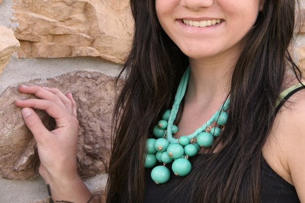 bubble tie necklace pinterest