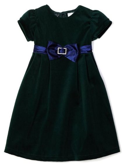 So La Vita Toddler Velvet Holiday Dress