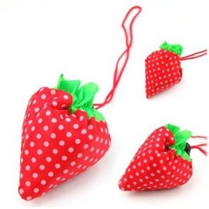 Strawberry Compact Reusable Shopping Bag - Amazon Deals
