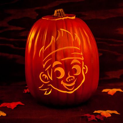 Jake and the Neverland Pirates pumpkin template 