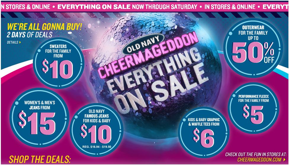 Old Navy Black Friday Deals