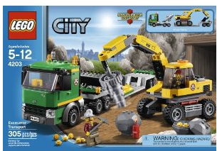 amazon toy deals lego city excavator