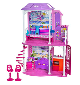 barbie 2-story beach house