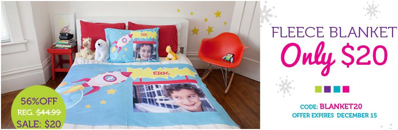 York Photo Customized Fleece Blanket - Frugal Gift Idea