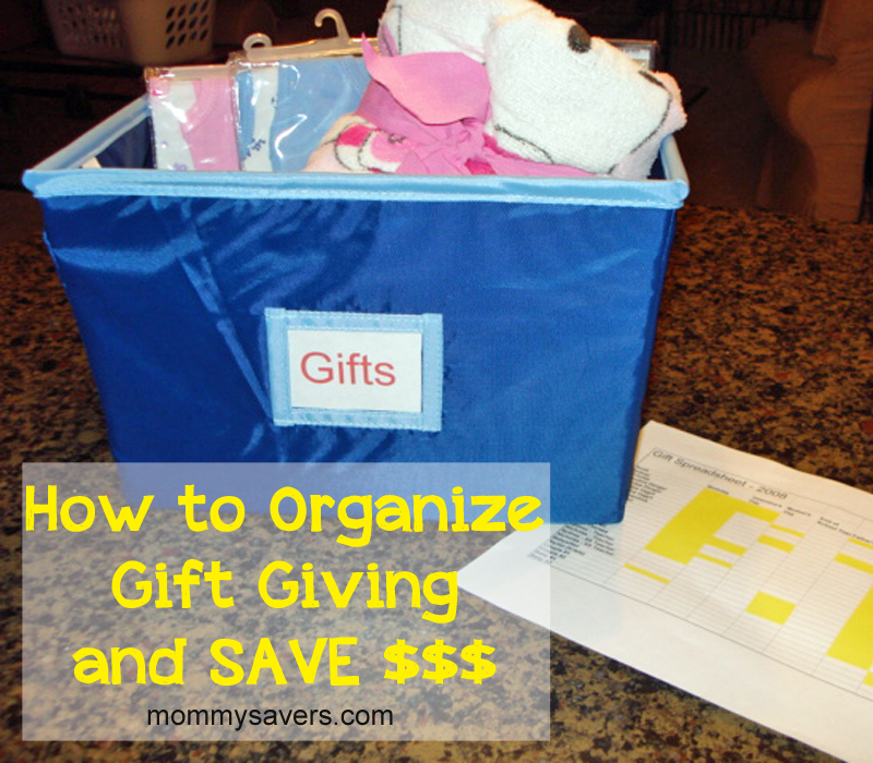 gift budget spreadsheet organize