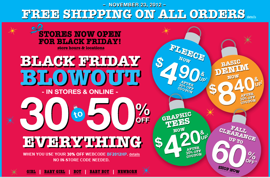 the children's place black friday deals