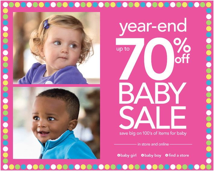 Carter's Year End Baby Sale