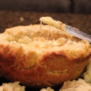 baked brie in bread bowl
