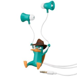 Phineas And Ferb Agent-P Earbuds - Stocking Stuffer Idea