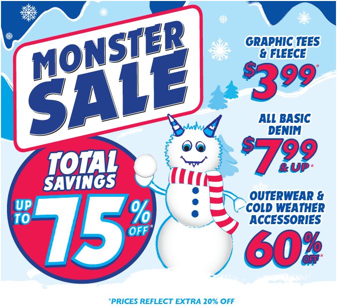 The Children's Place Monster Sale 2012