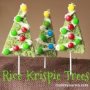 rice krispie trees