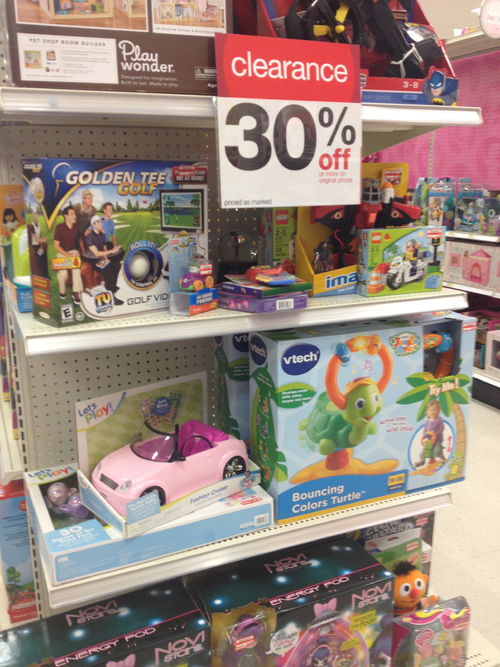 target toy clearance january 2013