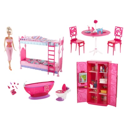 Barbie Doll and Furniture Gift Set - Target Toy Clearance