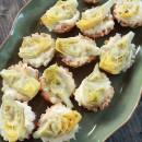feta and artichoke cups