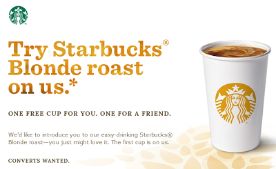 free starbucks coffee