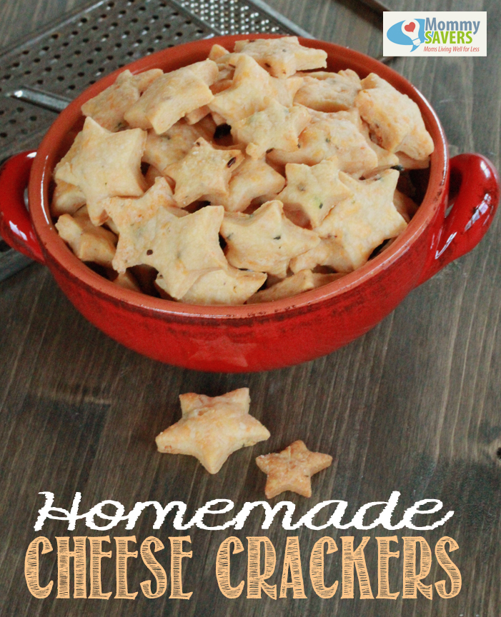 Homemade Cheese Crackers Recipe | Mommysavers.com