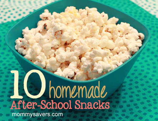 homemade after-school snacks