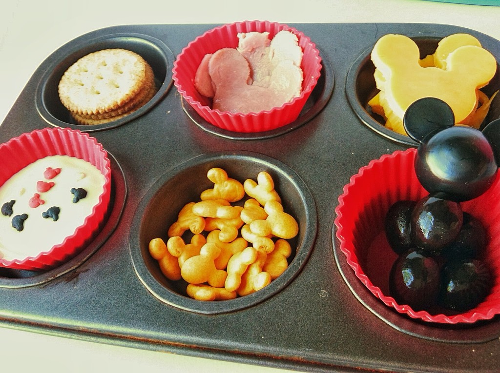 Mickey Mouse Muffin Tin Meal