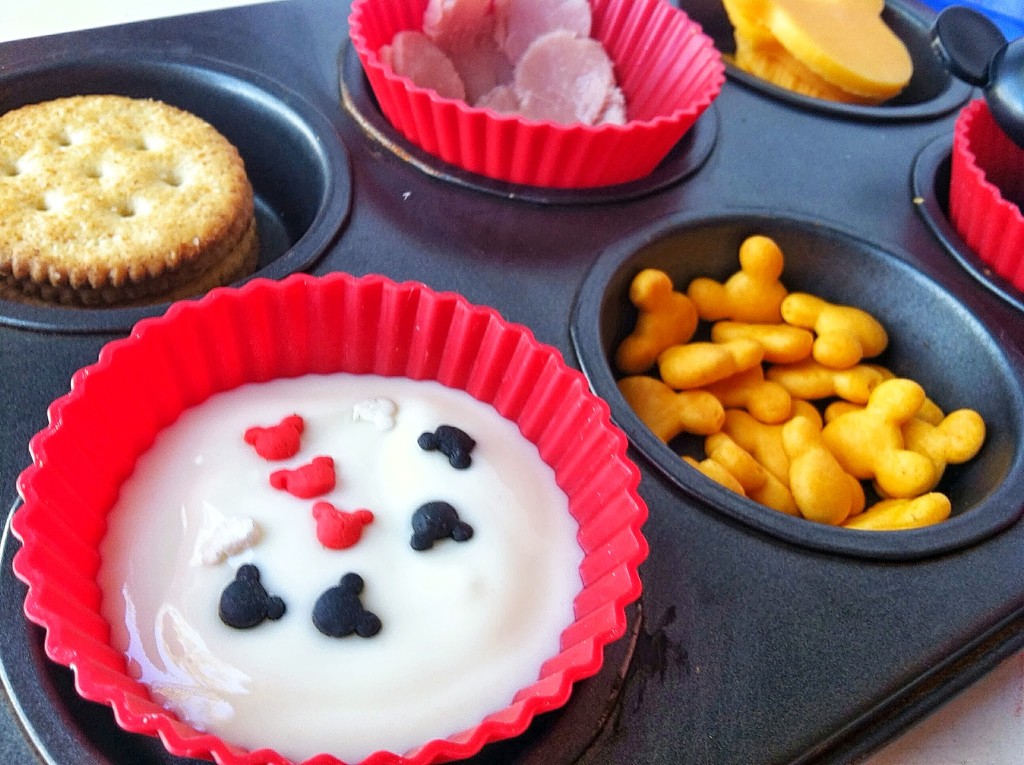 Mickey Mouse Muffin Tin Meal