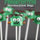 frankenstein marshmallow pops