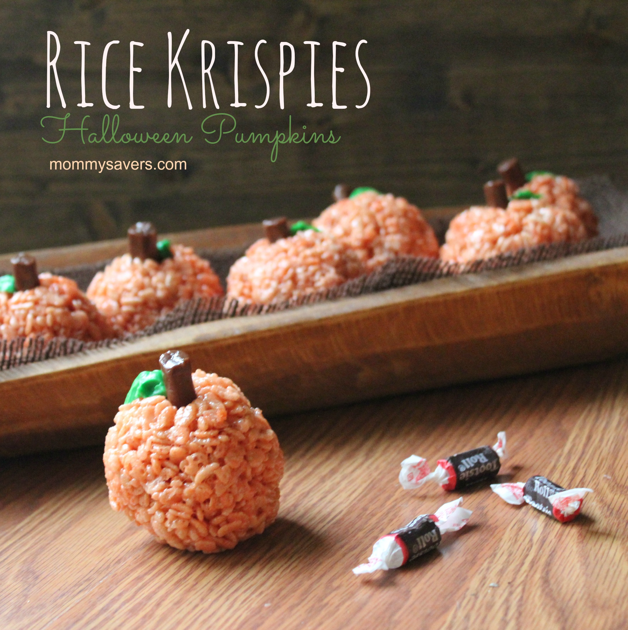 Rice Krispies Halloween Pumpkins