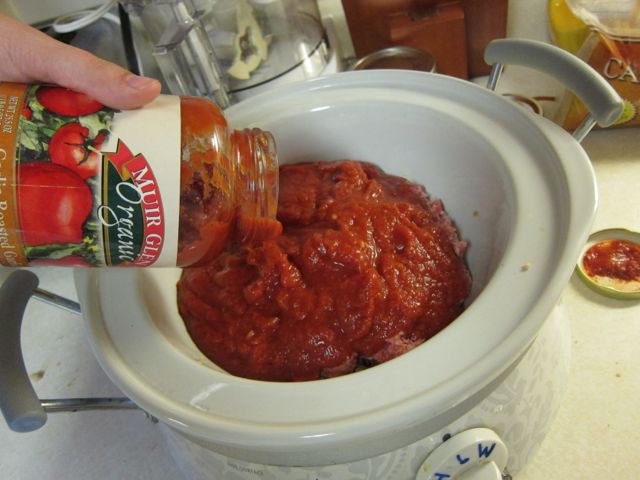 Spaghetti Sauce in the Crock Pot - Step Four