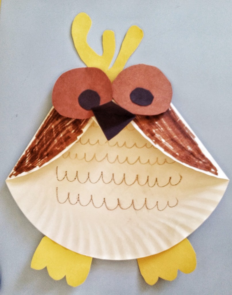 Fun Activities for Kids - Paper Plate Owl Craft