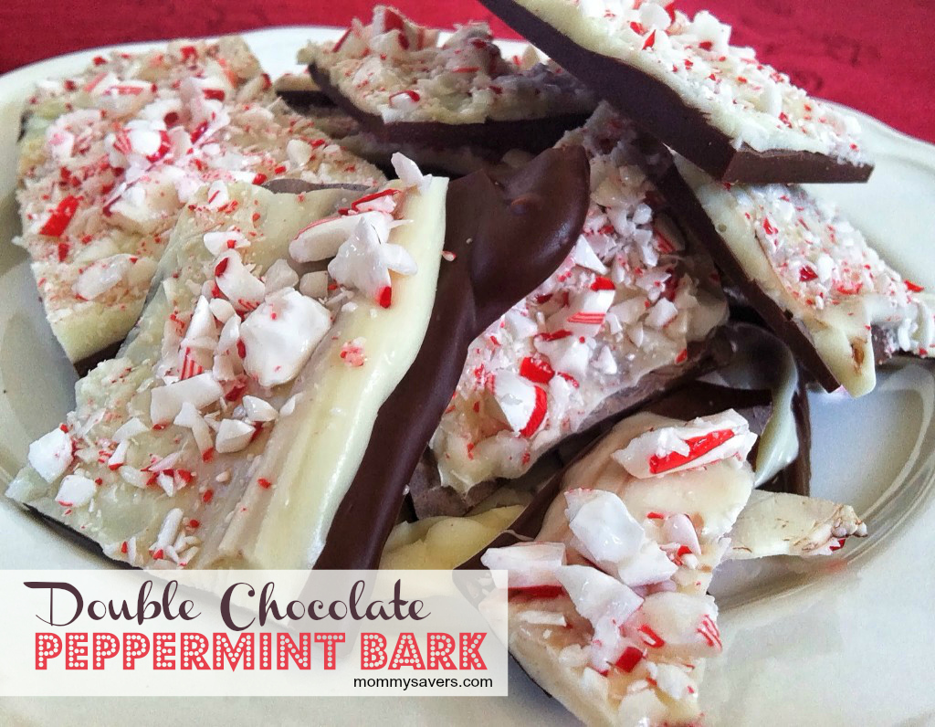 double chocolate peppermint bark