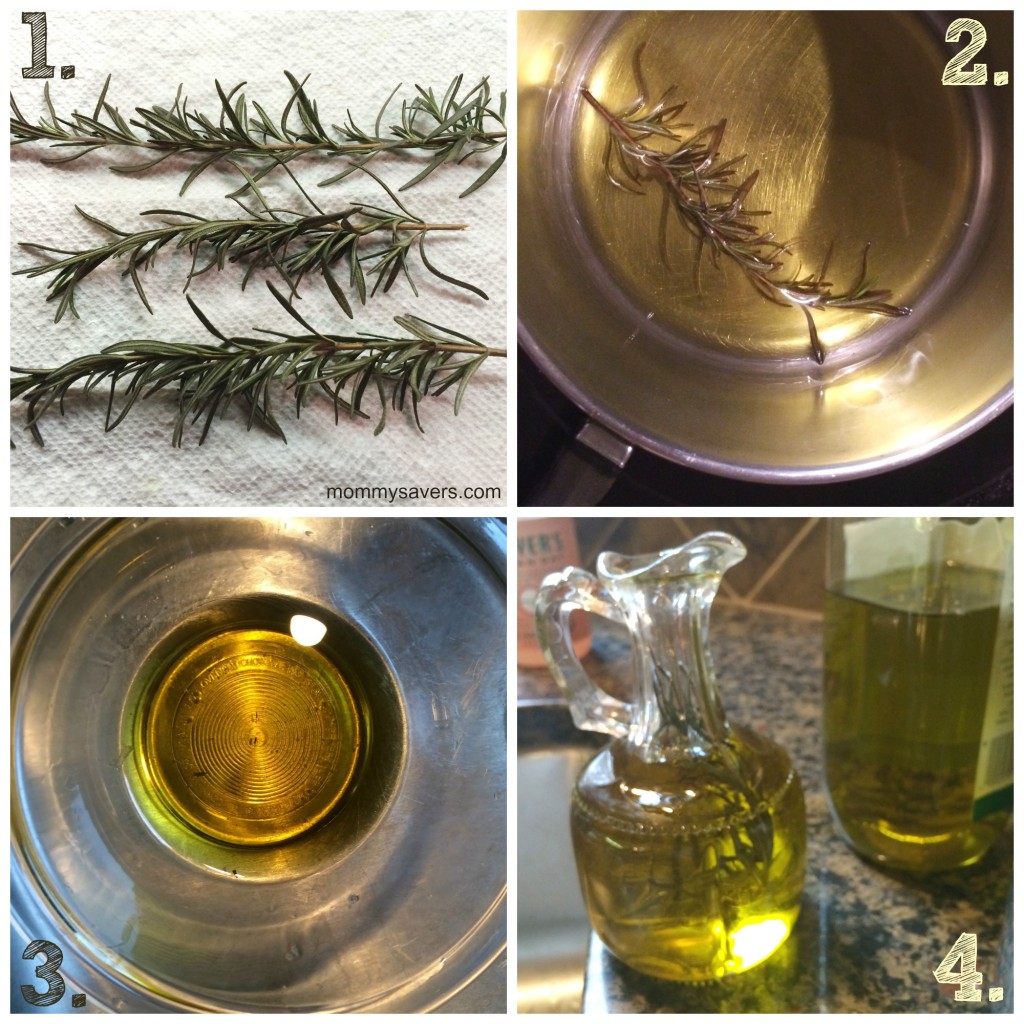 DIY Rosemary Infused Olive Oil - Great for dipping!  | Mommysavers.com