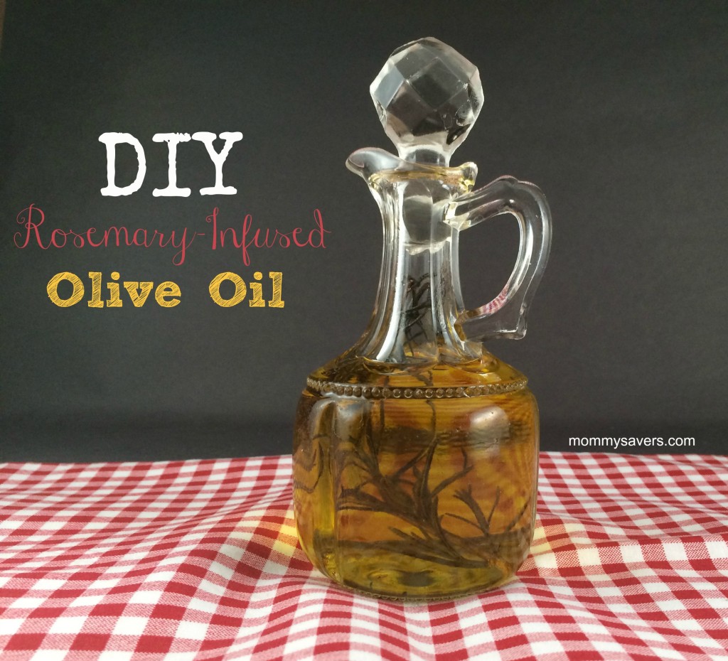 Frugal Gift Idea: Rosemary Infused Olive Oil - Great for dipping! | Mommysavers.com
