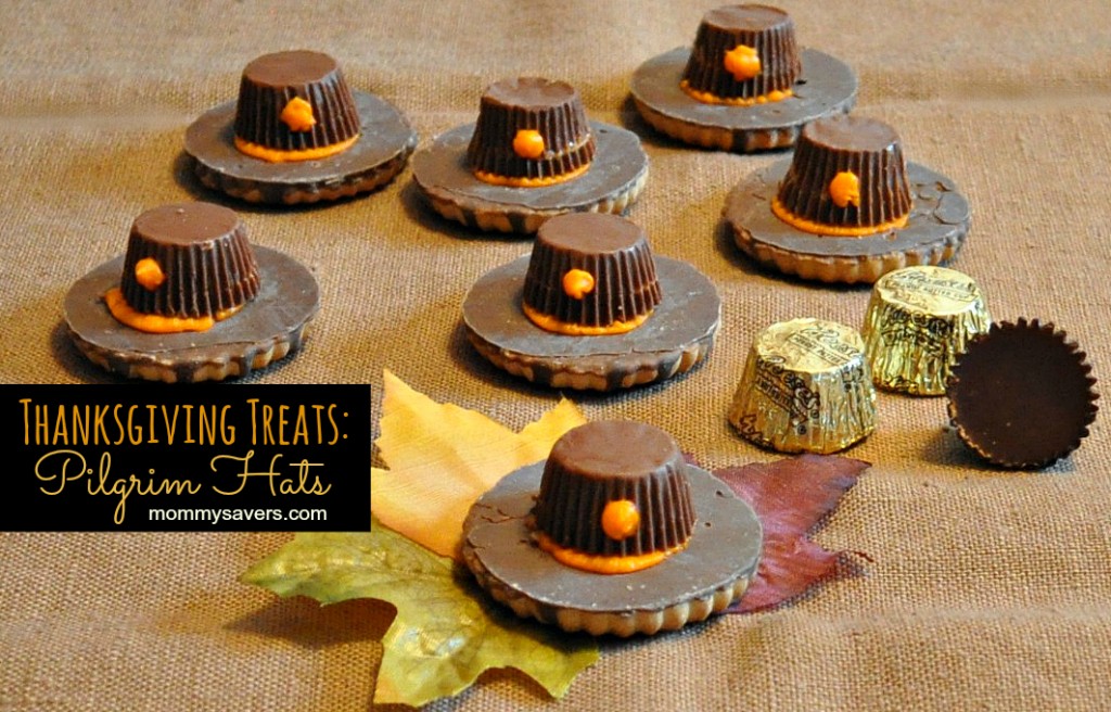 Thanksgiving Treats Pilgrim Hat Cookies