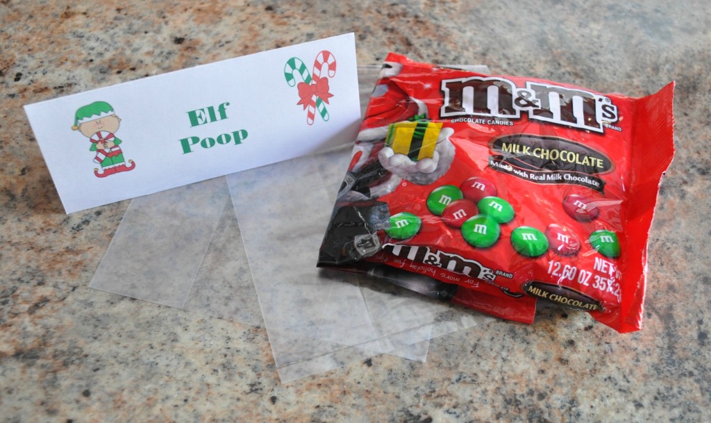 christmas treat bag ideas, elf poop