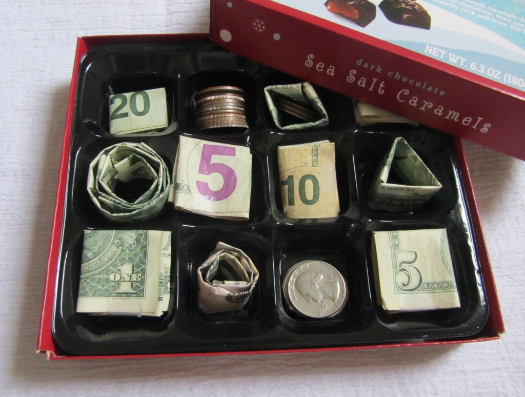 Money Gift Ideas: Money Chocolate Box