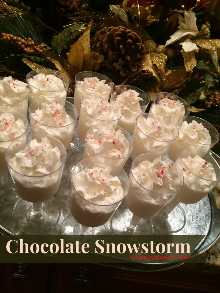 Christmas Treats:  Chocolate snowstorm drink recipe 
