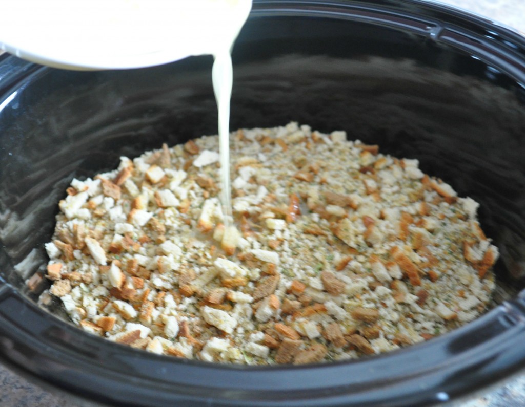crock pot cheesy chicken and stuffing