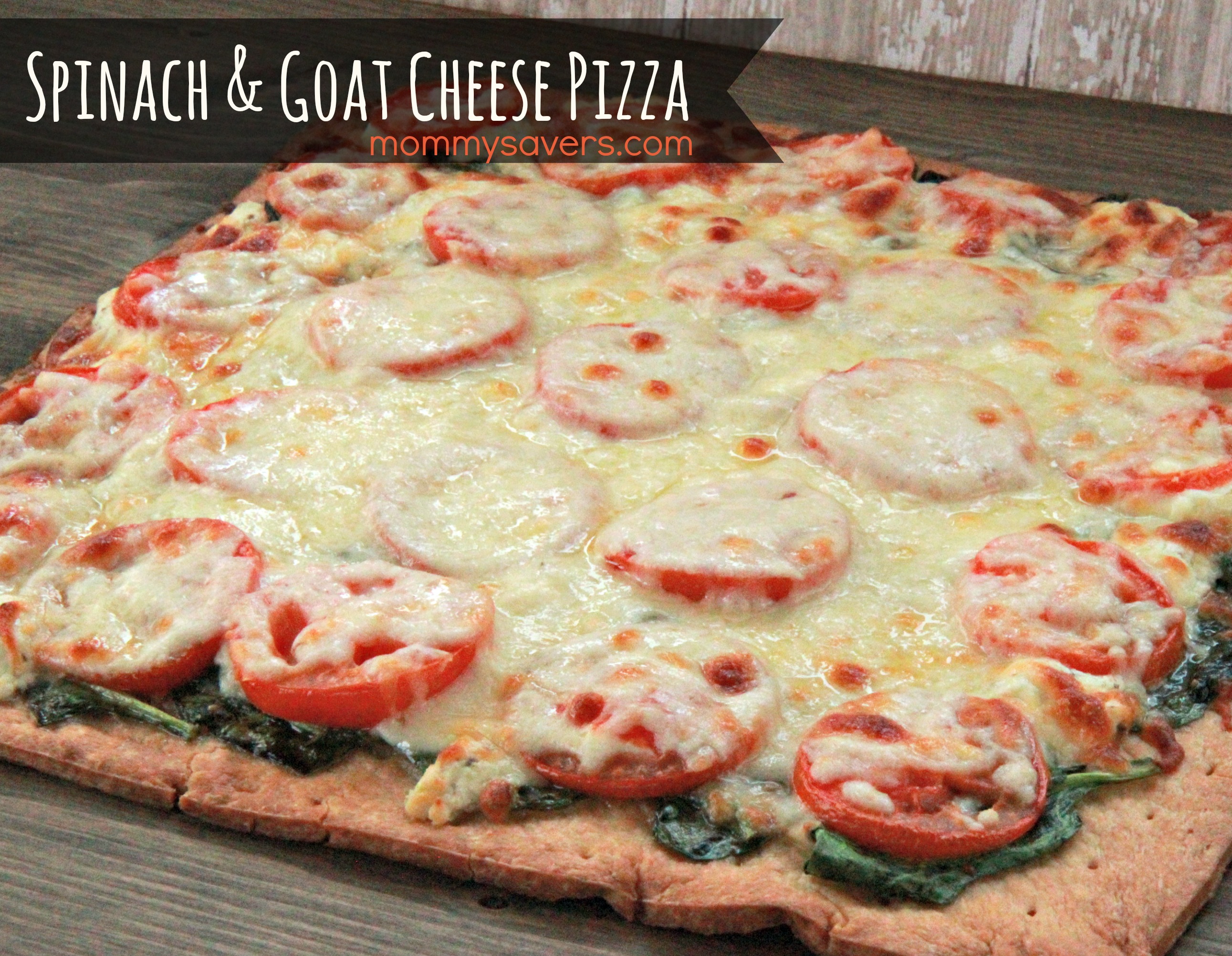 Spinach and Goat Cheese Pizza Recipe