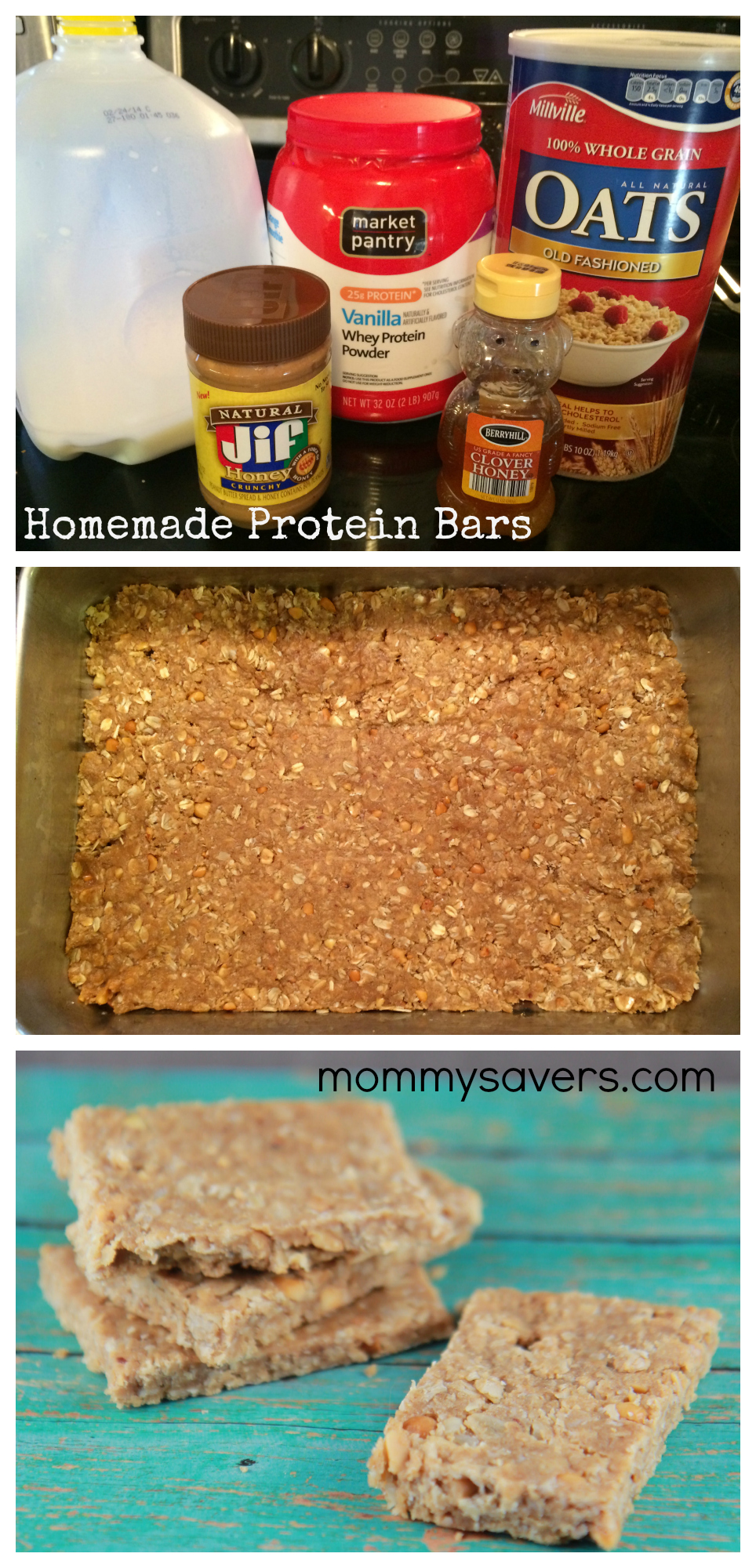 Homemade Protein Bars - Mommysavers