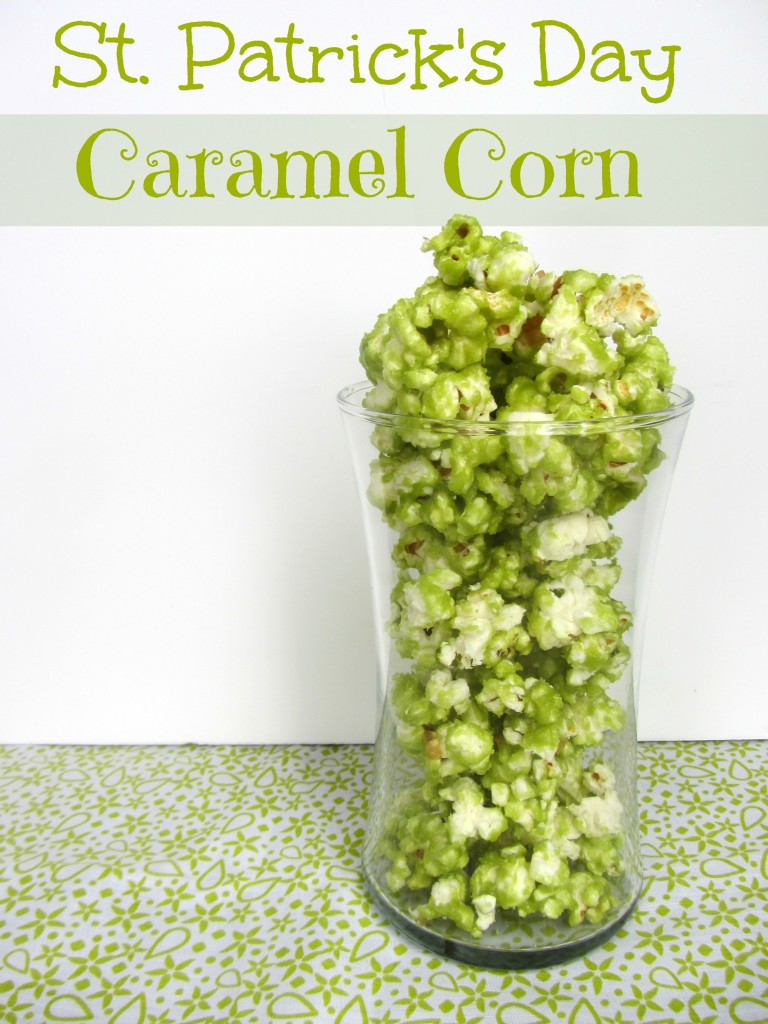 St. Patrick's Day Green Caramel Corn