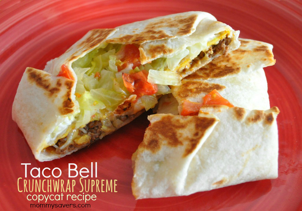 Taco Bell Crunchwrap Supreme Copycat Recipe