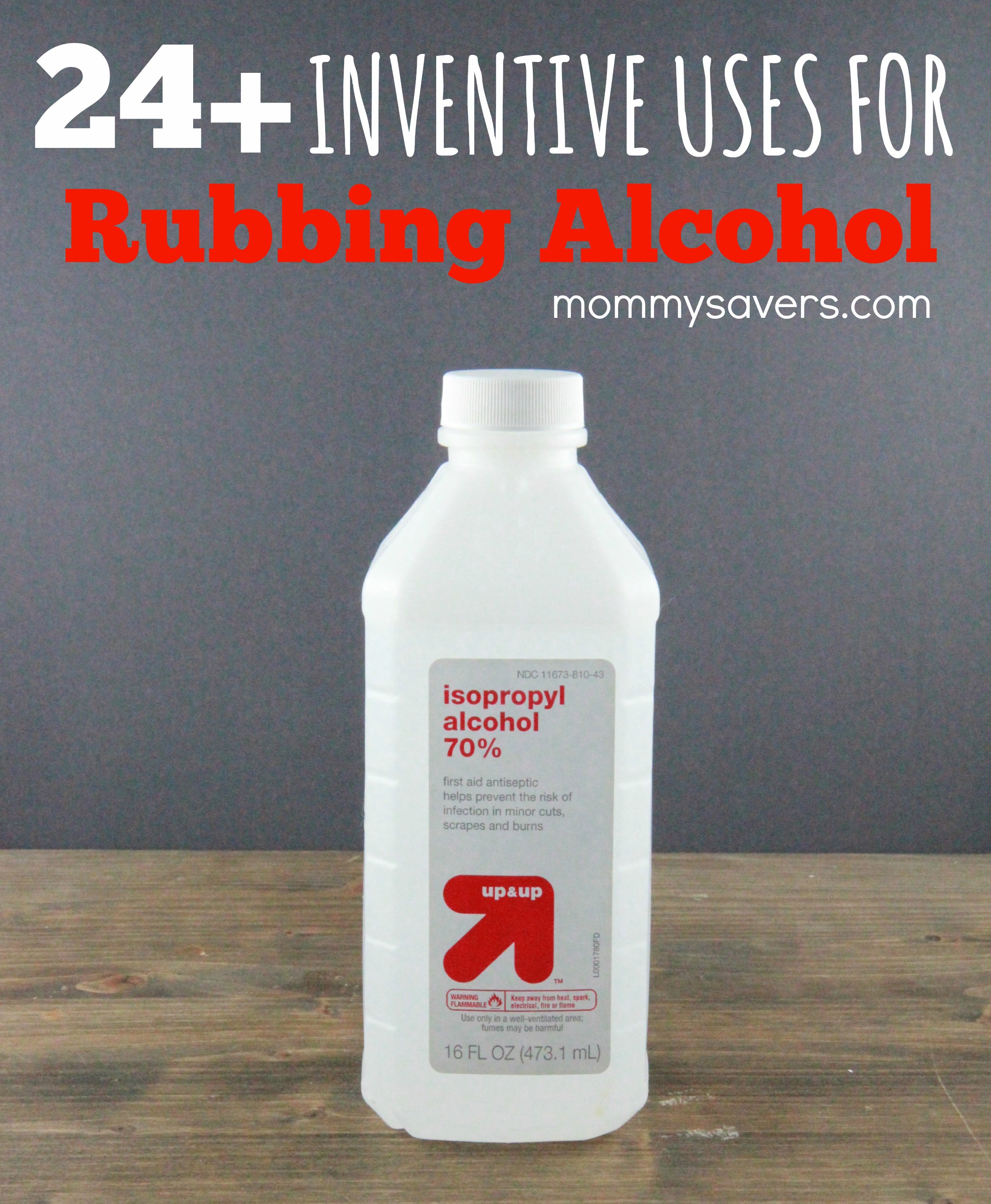 24 Inventive Uses for Rubbing Alcohol Mommysavers