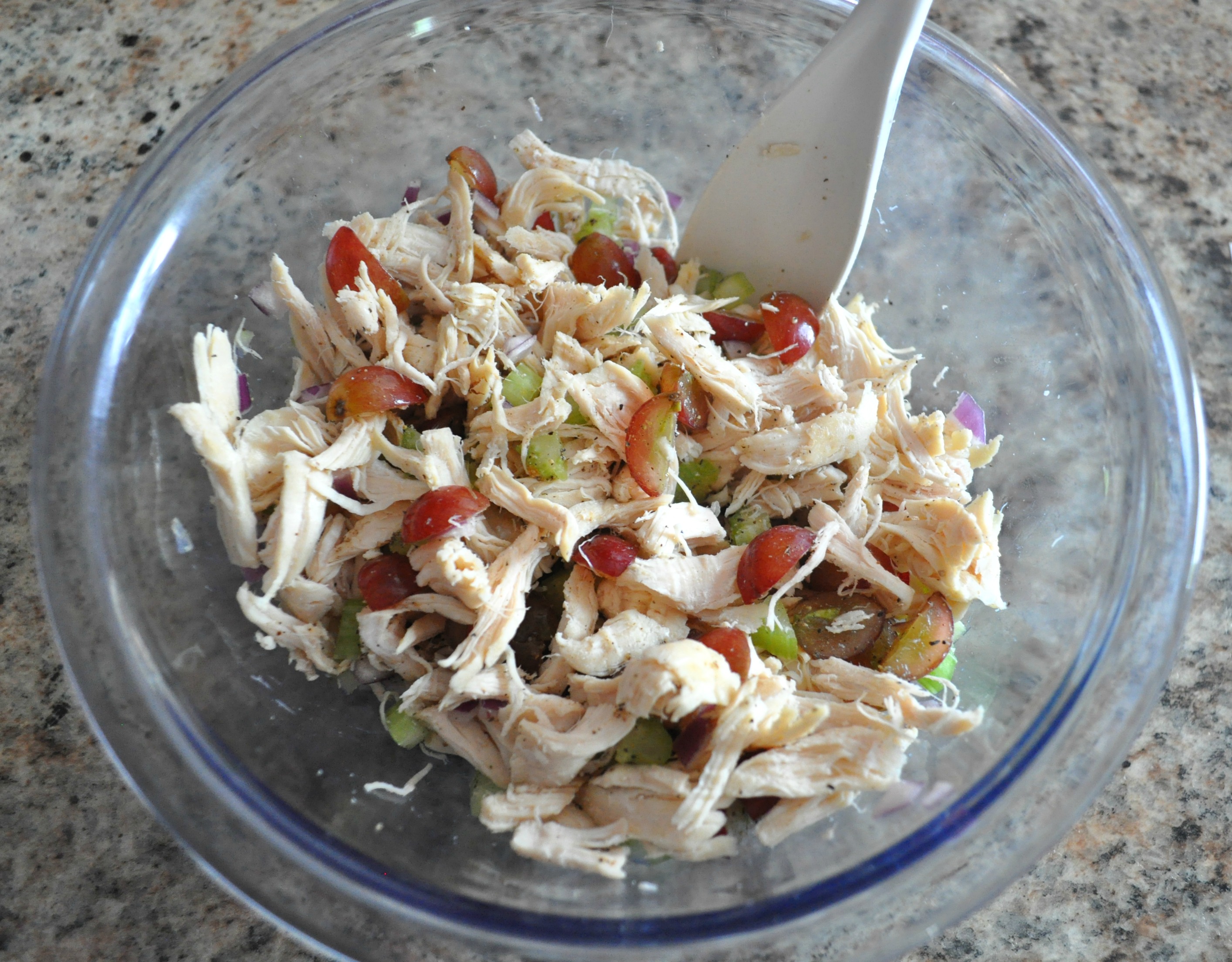 Chicken Salad Pitas Garnish & Glaze