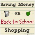 saving money on back to school shopping
