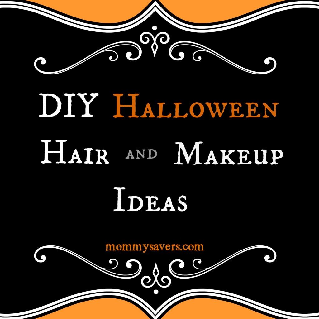 diy halloween hair and makeup ideas