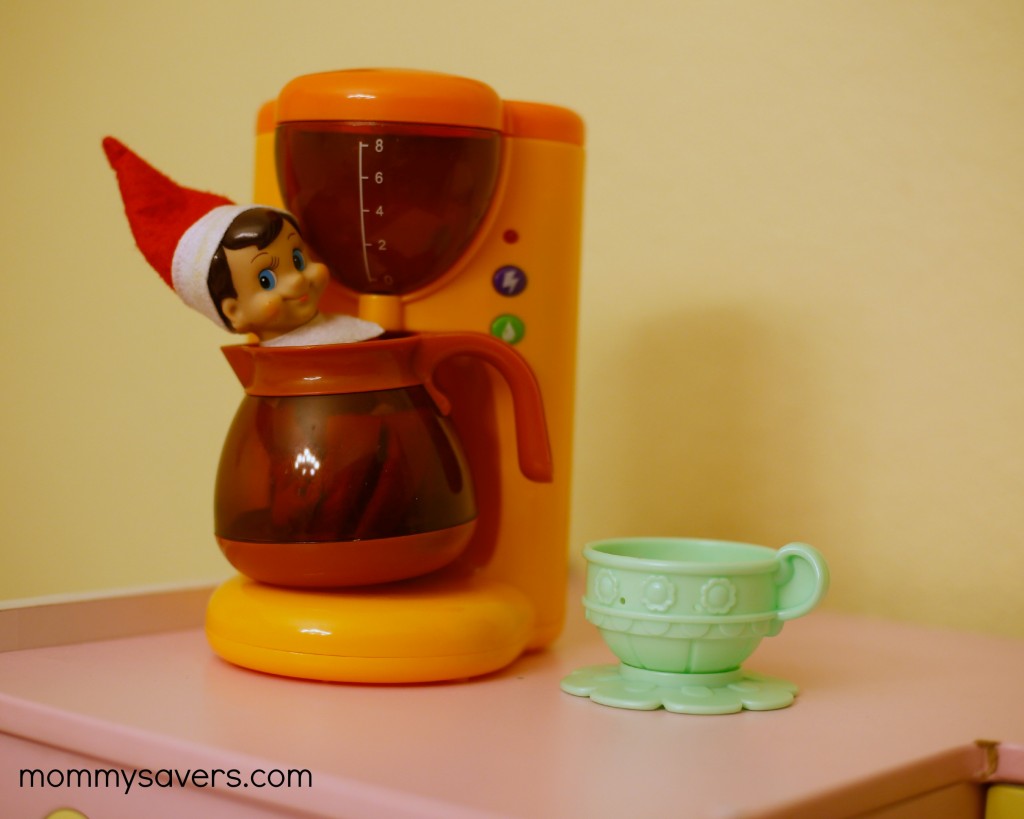 Ideas for Elf on the Shelf - Coffee