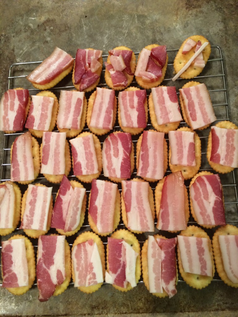 Bacon Crackers with Chipotle