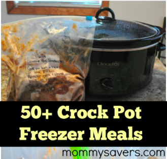 5o+ Crock Pot Freezer Meals