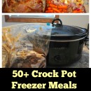 50+ crock pot freezer meals