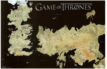 Game of Thrones Map - Amazon Deals