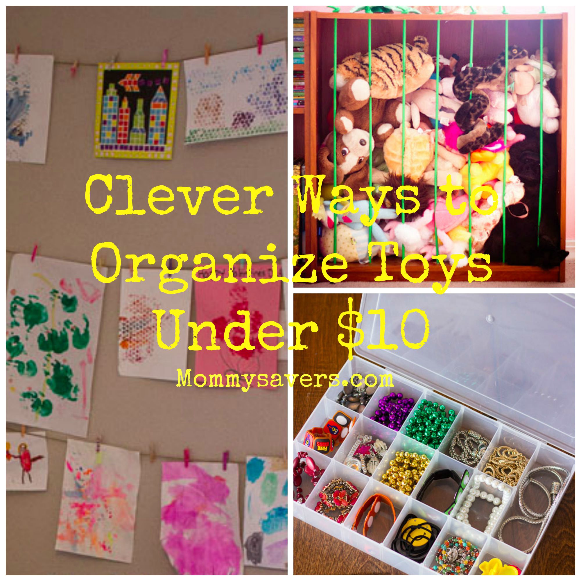 Clever Ways to Organize Toys